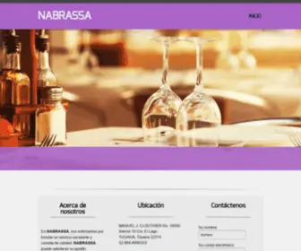 Nabrassa.com.mx(Inicio) Screenshot