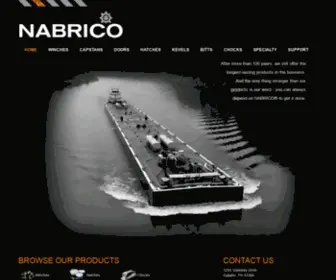 Nabrico-Marine.com(Still your choice for products from the Deck Up) Screenshot