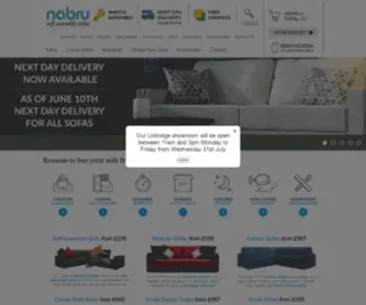 Nabru.co.uk(Modular Sofas by Nabru) Screenshot