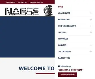 Nabse.org(Education is a Civil Right) Screenshot