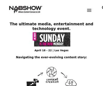 Nabshow.com(Thanks for Joining Us at the 2022 NAB ShowNAB Show) Screenshot