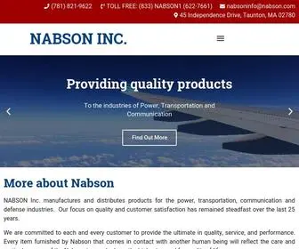 Nabson.com(NABSON INC) Screenshot