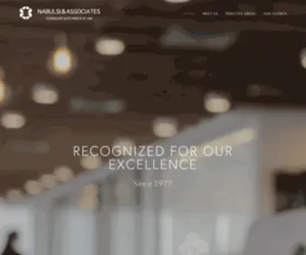 Nabulsilaw.com(Nabulsi & Associates) Screenshot