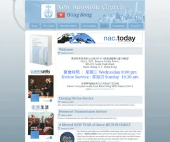 Nac-Hongkong.org(New Apostolic Church) Screenshot