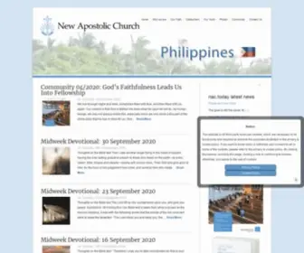 Nac-Philippines.org(The New Apostolic Church Philippines) Screenshot