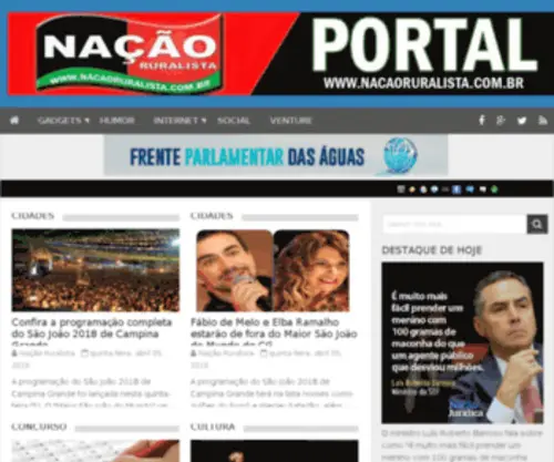 Nacaoruralista.com.br(Nação) Screenshot