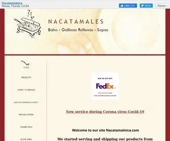 Nacatamalnica.com(Fritanga nica) Screenshot