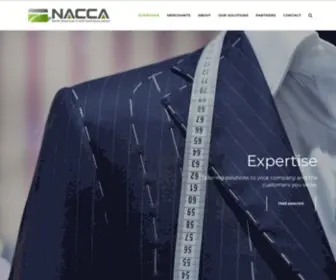 Nacca.com(Merchant services credit card processing solutions through Elavon and iPayment) Screenshot