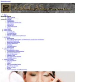 Naccas.org(National Accrediting Commission of Career Arts & Sciences (NACCAS)) Screenshot