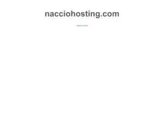 Nacciohosting.com(Naccio Hosting) Screenshot