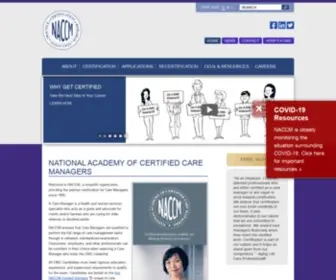 Naccm.net(The National Academy of Certified Care Managers) Screenshot