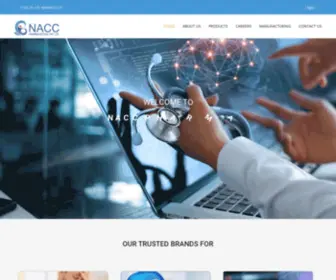 NaccPharmaceutical.com(NACC Pharmaceutical Pvt) Screenshot