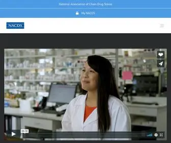 NaCDs.org(Pharmacies. The face of neighborhood healthcare. The mission of NACDS) Screenshot