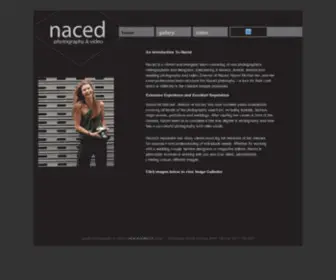 Naced.com.au(Photography and video in Melbourne) Screenshot