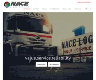 Nacelogistics.co.za(Nace Logistics) Screenshot