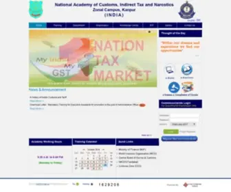 Nacenkanpur.gov.in(National Academy of Customs) Screenshot