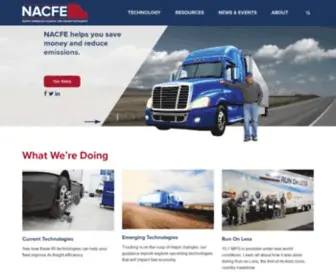 NacFe.org(North American Council for Freight Efficiency) Screenshot