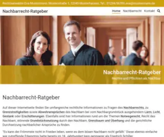 Nachbarrecht-Ratgeber.de(Das Nachbarrecht in Deutschland) Screenshot