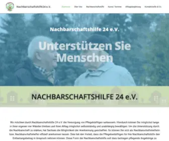 Nachbarschaftshilfe24.de(Ihr Nachbarschaftshilfe 24 e.V) Screenshot