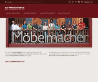 Nachhaltigkeitsblog.de(Das) Screenshot