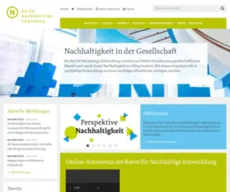 Nachhaltigkeitsrat.de(Rat) Screenshot