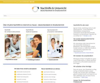 Nachhilfe-Unterricht.com(Nachhilfe Unterricht) Screenshot