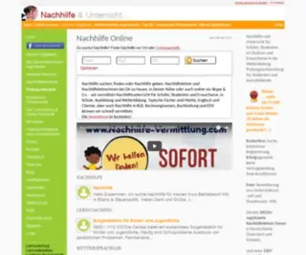 Nachhilfe-Vermittlung.com(Nachhilfeschüler) Screenshot