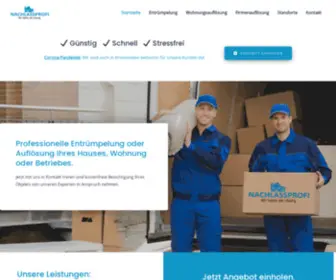 Nachlassprofi.de(Entrümpelung) Screenshot