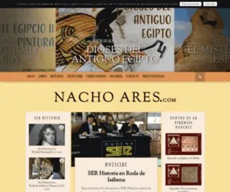 Nachoares.com(Web Oficial de Nacho Ares) Screenshot