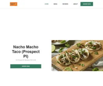 Nachomachotaco.net(Nacho Macho Taco (Prospect Pl)) Screenshot