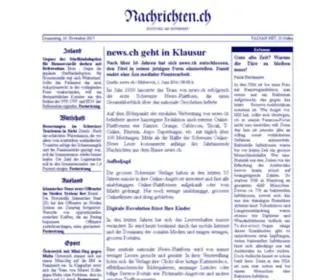Nachrichten.ch(News.ch geht in Klausur) Screenshot