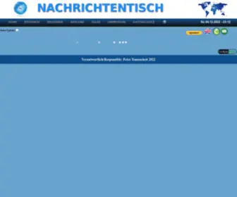 Nachrichtentisch.de(Nachrichtentisch Start) Screenshot