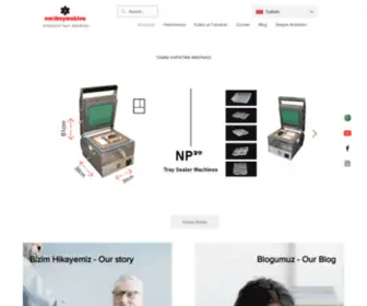 Nacibeymakina.com(Nacibey Makina) Screenshot