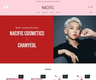 Nacificcosmetics.com(NACIFIC COSMETICS Indonesia Official Store) Screenshot