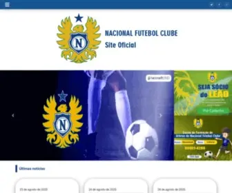 Nacionalfc.com.br(Nacional Futebol Clube) Screenshot