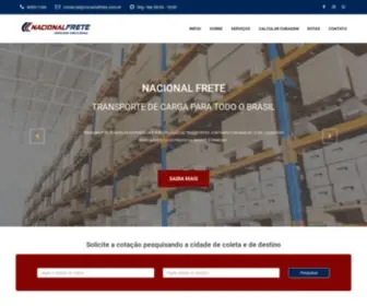 Nacionalfrete.com.br(Nacional Frete) Screenshot