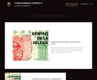 Nacionalismocatolico.com(† Nacionalismo Católico †) Screenshot