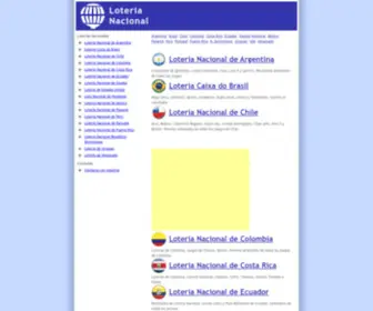 Nacionalloteria.com Screenshot