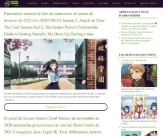 Nacionanime.com(Nación Anime) Screenshot