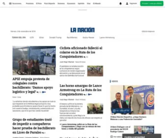 Nacion.co.cr(La Nación) Screenshot