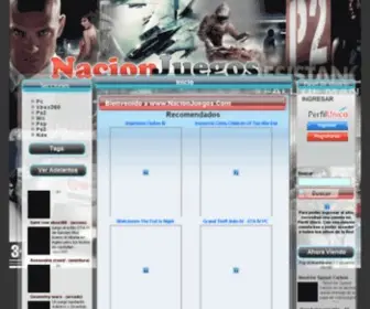 Nacionjuegos.com(Bienvenido a) Screenshot