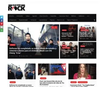 Nacionrock.com(Nación) Screenshot