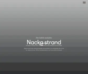 Nackastrand.se(Nacka strand) Screenshot