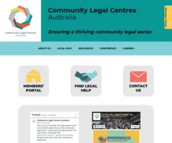 Naclc.org.au(Community Legal Centres Australia) Screenshot