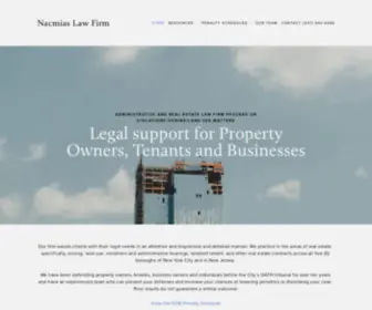 Nacmiaslaw.com(Nacmias Law Firm) Screenshot