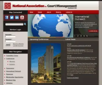 Nacmnet.org(The National Association for Court Management) Screenshot