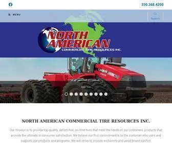 Nacomtire.com(North American Commercial Tire Resources Inc) Screenshot