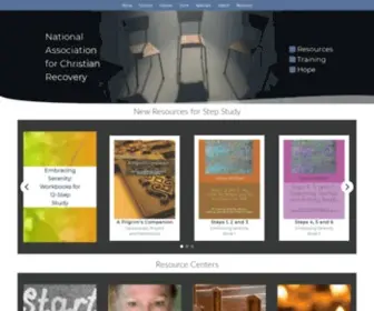 Nacr.org(The National Association for Christian Recovery) Screenshot
