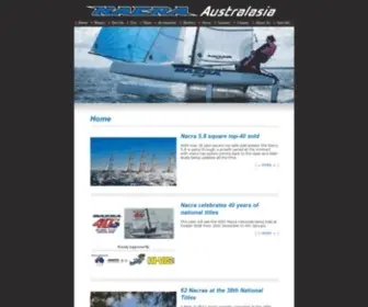 Nacra.com.au(Nacra Australasia) Screenshot