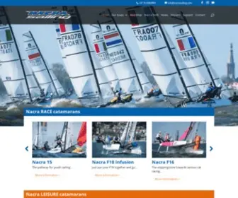 Nacrasailing.com(Nacra Sailing) Screenshot